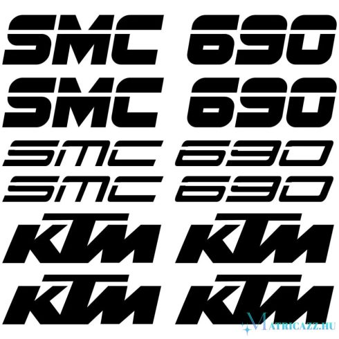KTM SMC 690 matrica szett