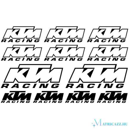 KTM embléma matrica szett