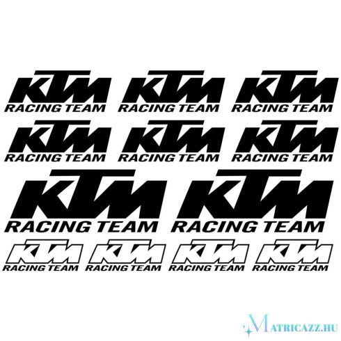 KTM Racing Team matrica szett
