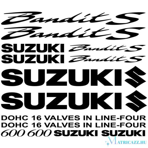 Suzuki Bandit 600 matrica szett