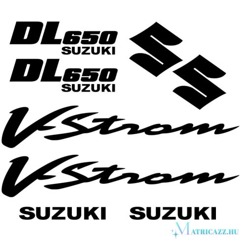 Suzuki DL650 matrica szett