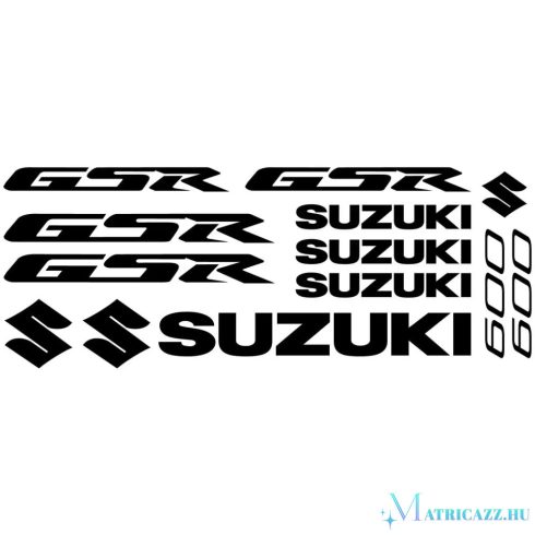 Suzuki GSR 600 matrica szett