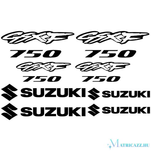 Suzuki GSXF 750 matrica szett "1"