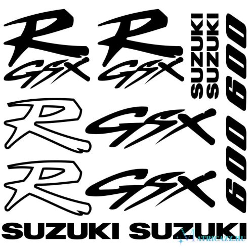 Suzuki RGSX 600 matrica szett