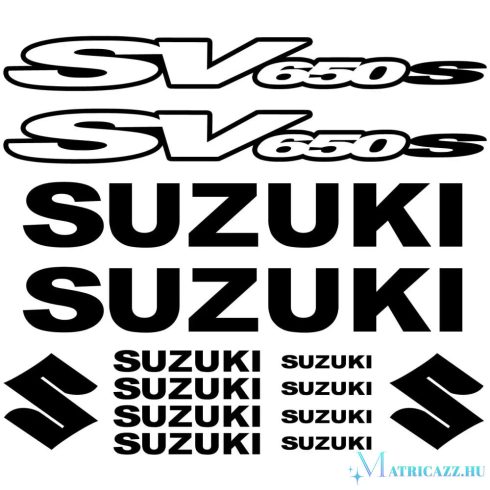 Suzuki SV650s matrica szett