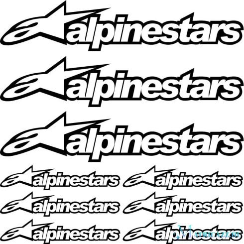 Alpinestars "2" szponzor matrica szett