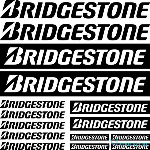 Bridgestone szponzor matrica szett