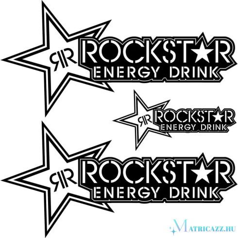 Rockstar Energy szponzor matrica szett