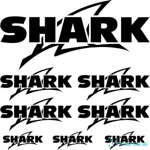 Shark szponzor matrica szett