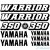 Yamaha Warrior 350 matrica szett