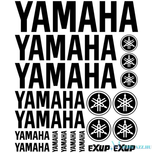 Yamaha feliratok matrica szett