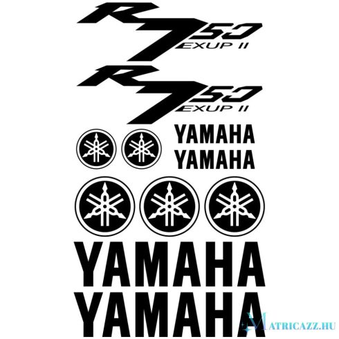 Yamaha R750 matrica szett