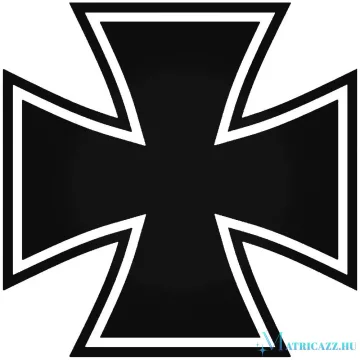 Vaskereszt matrica "5"