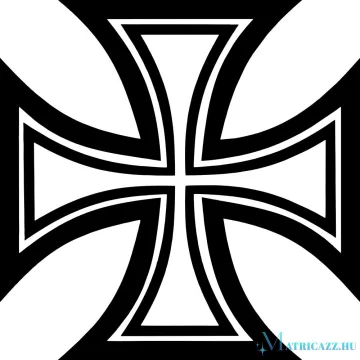 Vaskereszt matrica "7"