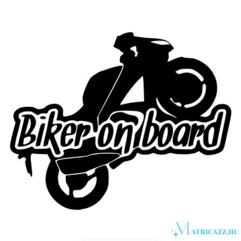 Biker on Board matrica