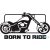 Born to Ride "1" matrica