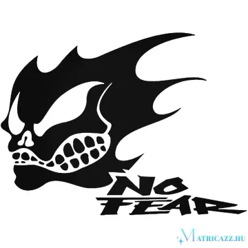 NO FEAR koponya matrica