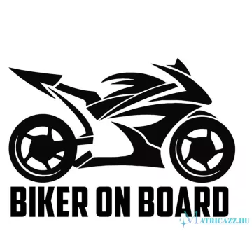Biker on Board "1" matrica