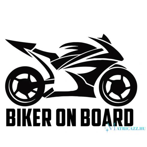 Biker on Board "1" matrica