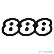 888 szám matrica
