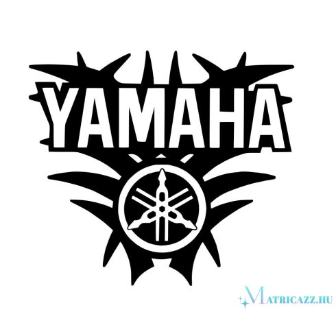 Yamaha logó és felirat matrica