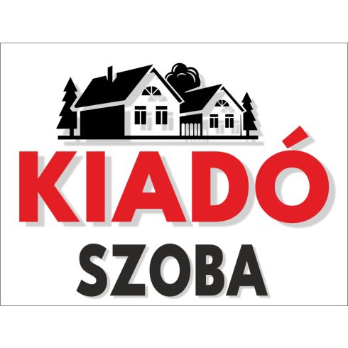 Kiadó szoba tábla