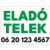 Eladó telek tábla egyedi telefonszámmal