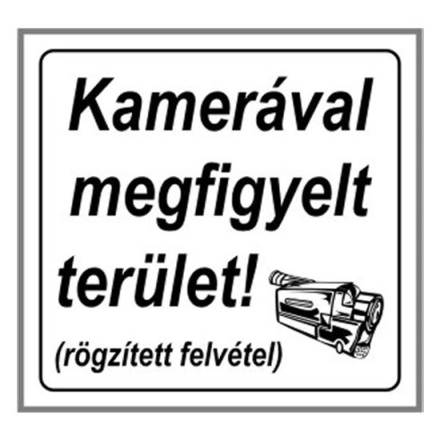 Kamerával megfigyel terület MATRICA