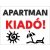 Apartman kiadó feliratos tábla