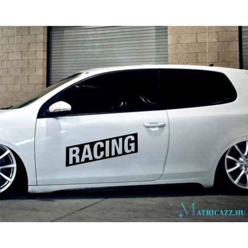 Racing felirat tuning matrica (30x64 cm)