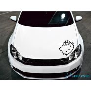 Hello Kitty motorháztető matrica (30x40 cm)