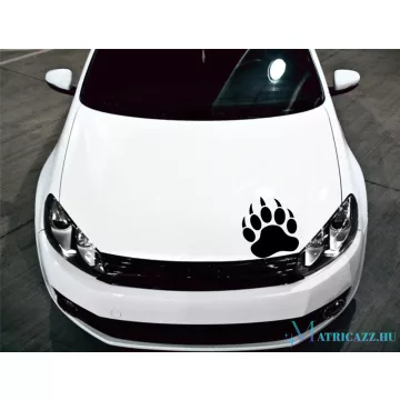 Medvetappancs motorháztető matrica