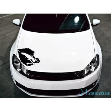 Halálos száj motorháztető matrica (30x38 cm)