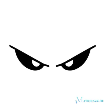 Haragos szemek tuningmatrica