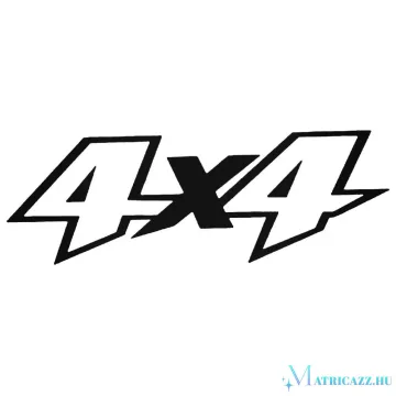 4x4 matrica tuning felirat