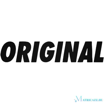 ORIGINAL tuning felirat