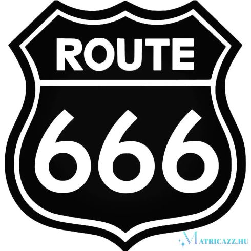 Route 666 Tuning felirat