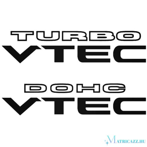 Turbo VTEC matricaszett
